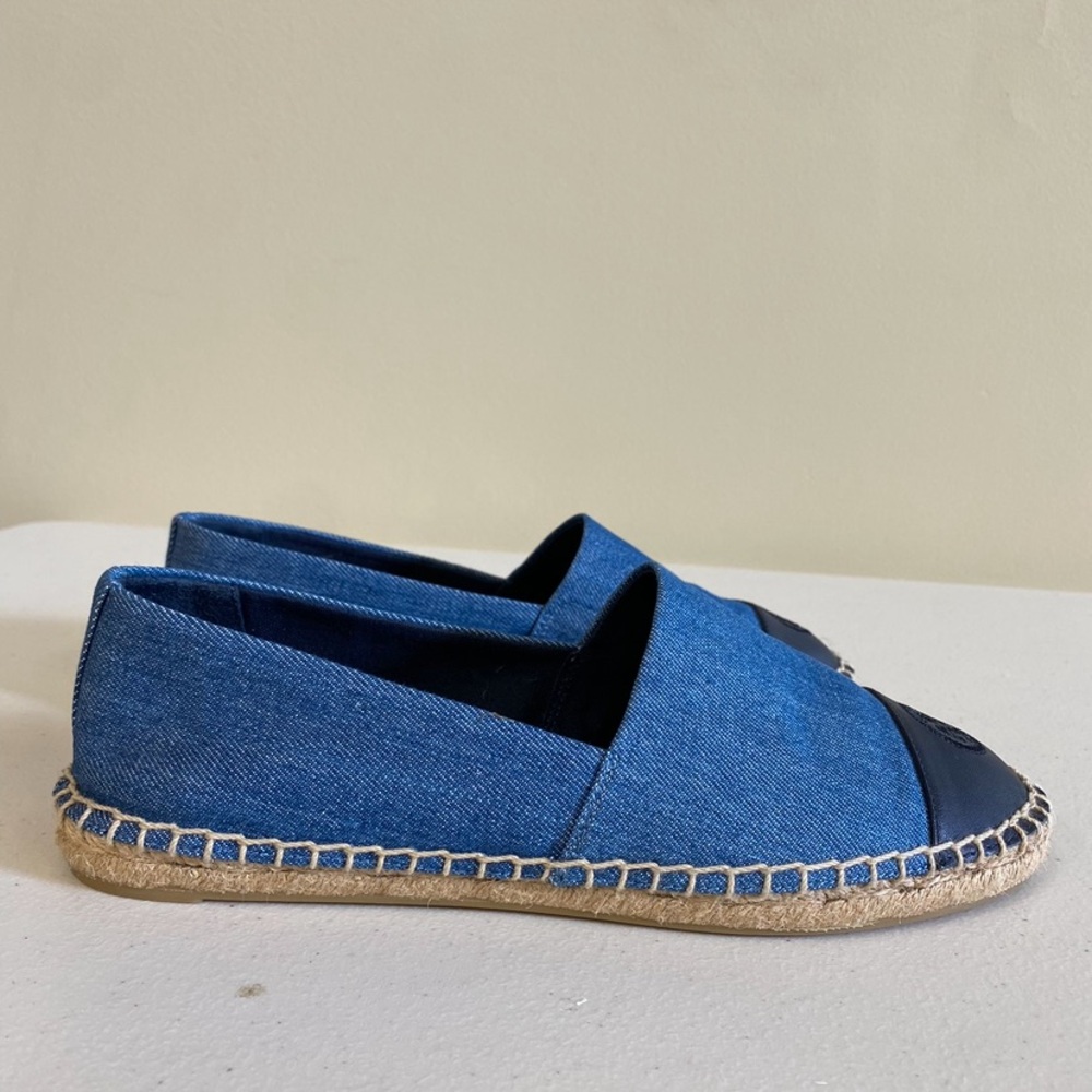 Tory Burch Blue Espadrilles - Picture 4 of 7